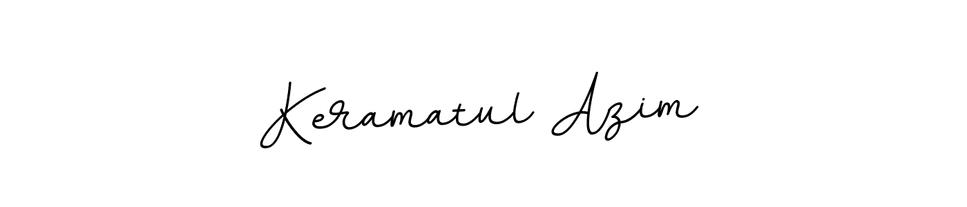 Keramatul Azim stylish signature style. Best Handwritten Sign (BallpointsItalic-DORy9) for my name. Handwritten Signature Collection Ideas for my name Keramatul Azim. Keramatul Azim signature style 11 images and pictures png