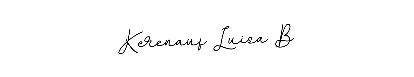 Make a short Kerenauf Luisa B signature style. Manage your documents anywhere anytime using BallpointsItalic-DORy9. Create and add eSignatures, submit forms, share and send files easily. Kerenauf Luisa B signature style 11 images and pictures png