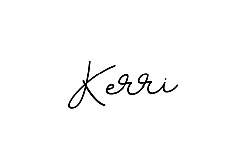 How to make Kerri name signature. Use BallpointsItalic-DORy9 style for creating short signs online. This is the latest handwritten sign. Kerri signature style 11 images and pictures png