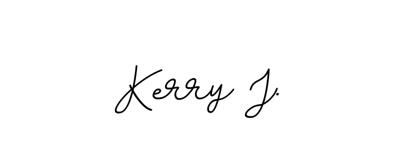 if you are searching for the best signature style for your name Kerry J.. so please give up your signature search. here we have designed multiple signature styles  using BallpointsItalic-DORy9. Kerry J. signature style 11 images and pictures png