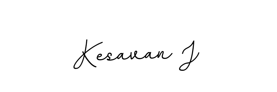 Create a beautiful signature design for name Kesavan J. With this signature (BallpointsItalic-DORy9) fonts, you can make a handwritten signature for free. Kesavan J signature style 11 images and pictures png