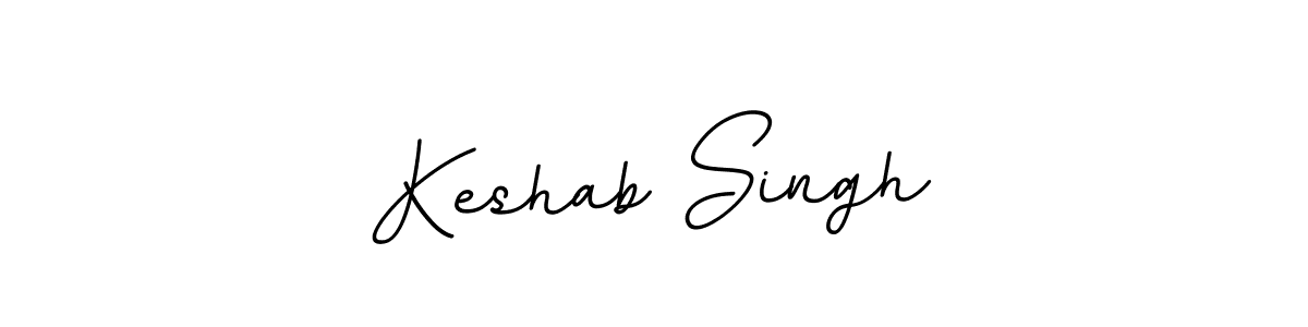 How to make Keshab Singh name signature. Use BallpointsItalic-DORy9 style for creating short signs online. This is the latest handwritten sign. Keshab Singh signature style 11 images and pictures png