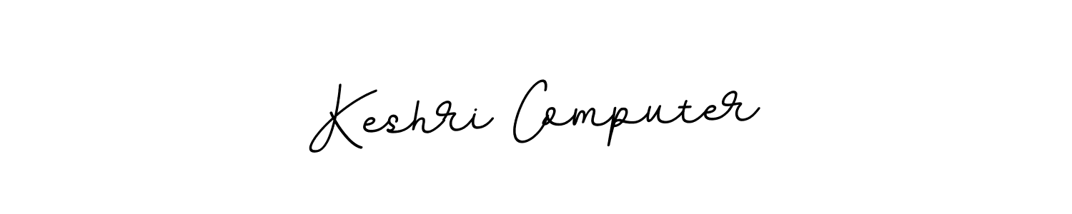 Use a signature maker to create a handwritten signature online. With this signature software, you can design (BallpointsItalic-DORy9) your own signature for name Keshri Computer. Keshri Computer signature style 11 images and pictures png