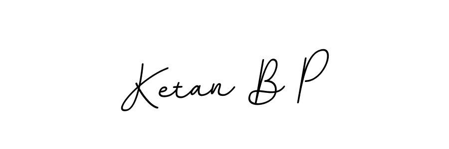 Also we have Ketan B P name is the best signature style. Create professional handwritten signature collection using BallpointsItalic-DORy9 autograph style. Ketan B P signature style 11 images and pictures png