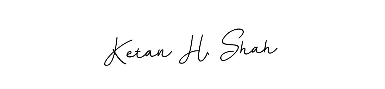 if you are searching for the best signature style for your name Ketan H. Shah. so please give up your signature search. here we have designed multiple signature styles  using BallpointsItalic-DORy9. Ketan H. Shah signature style 11 images and pictures png