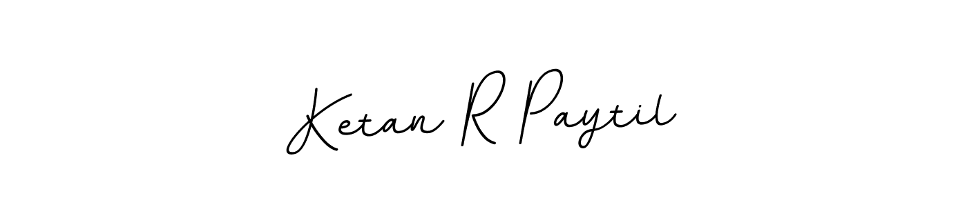 Create a beautiful signature design for name Ketan R Paytil. With this signature (BallpointsItalic-DORy9) fonts, you can make a handwritten signature for free. Ketan R Paytil signature style 11 images and pictures png