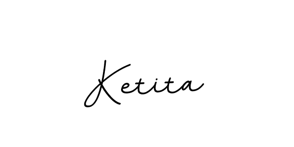 You should practise on your own different ways (BallpointsItalic-DORy9) to write your name (Ketita) in signature. don't let someone else do it for you. Ketita signature style 11 images and pictures png