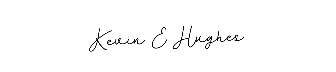 How to make Kevin E Hughes name signature. Use BallpointsItalic-DORy9 style for creating short signs online. This is the latest handwritten sign. Kevin E Hughes signature style 11 images and pictures png