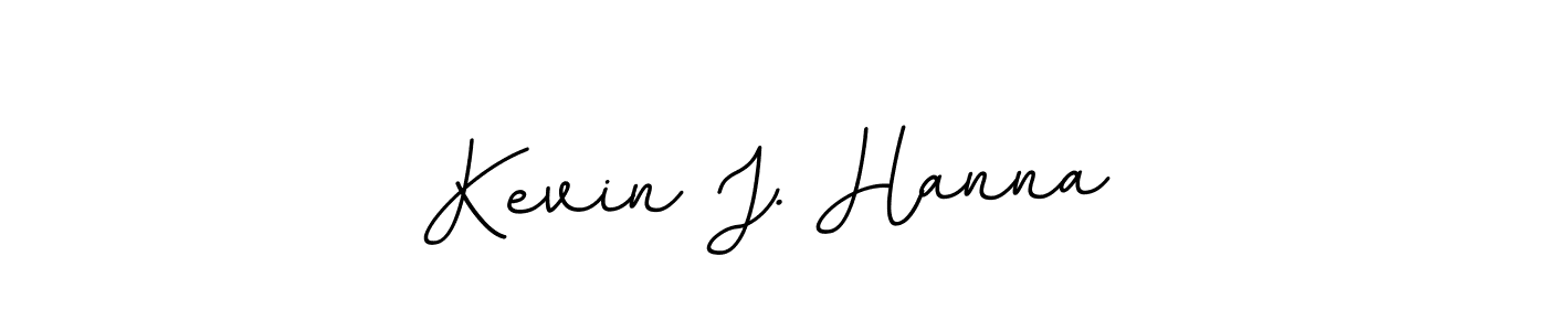 Kevin J. Hanna stylish signature style. Best Handwritten Sign (BallpointsItalic-DORy9) for my name. Handwritten Signature Collection Ideas for my name Kevin J. Hanna. Kevin J. Hanna signature style 11 images and pictures png