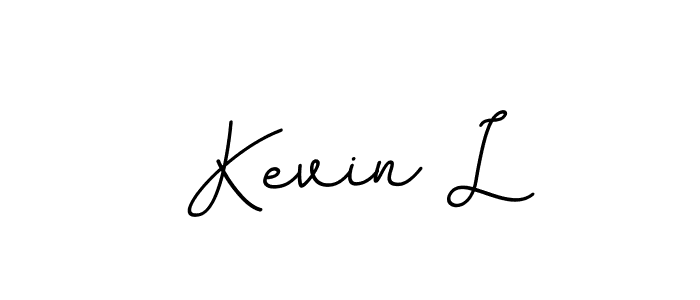 Kevin L stylish signature style. Best Handwritten Sign (BallpointsItalic-DORy9) for my name. Handwritten Signature Collection Ideas for my name Kevin L. Kevin L signature style 11 images and pictures png