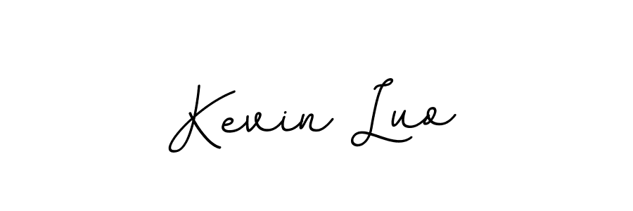 Make a beautiful signature design for name Kevin Luo. With this signature (BallpointsItalic-DORy9) style, you can create a handwritten signature for free. Kevin Luo signature style 11 images and pictures png