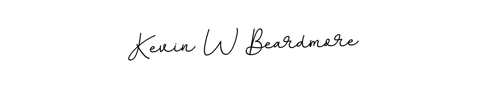Use a signature maker to create a handwritten signature online. With this signature software, you can design (BallpointsItalic-DORy9) your own signature for name Kevin W Beardmore. Kevin W Beardmore signature style 11 images and pictures png