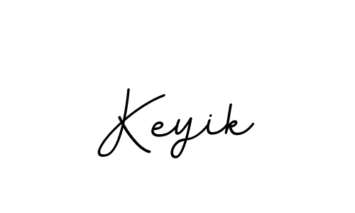 Also we have Keyik name is the best signature style. Create professional handwritten signature collection using BallpointsItalic-DORy9 autograph style. Keyik signature style 11 images and pictures png