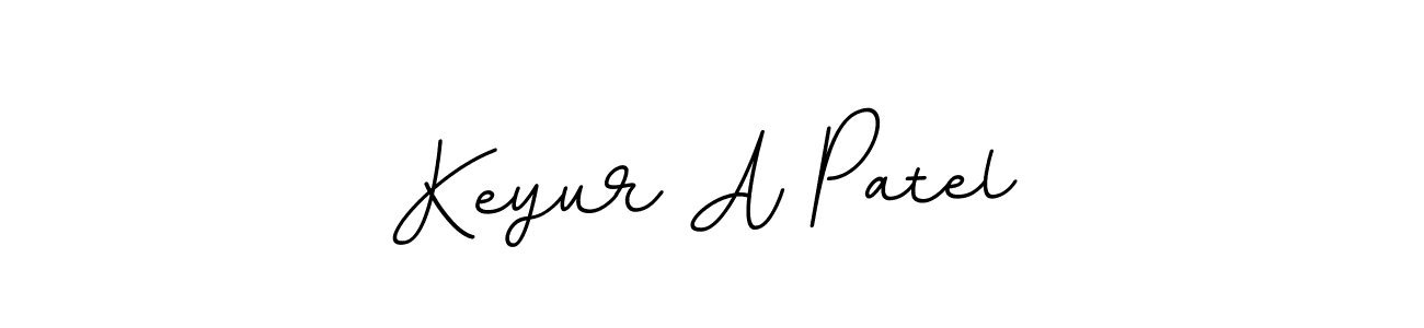 Make a beautiful signature design for name Keyur A Patel. With this signature (BallpointsItalic-DORy9) style, you can create a handwritten signature for free. Keyur A Patel signature style 11 images and pictures png