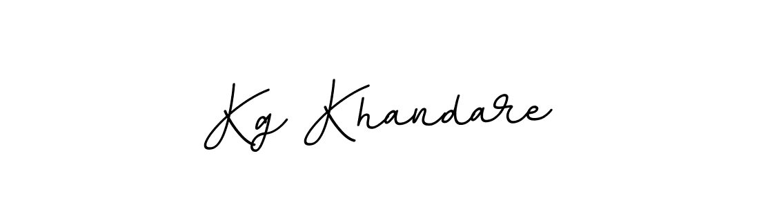 The best way (BallpointsItalic-DORy9) to make a short signature is to pick only two or three words in your name. The name Kg Khandare include a total of six letters. For converting this name. Kg Khandare signature style 11 images and pictures png