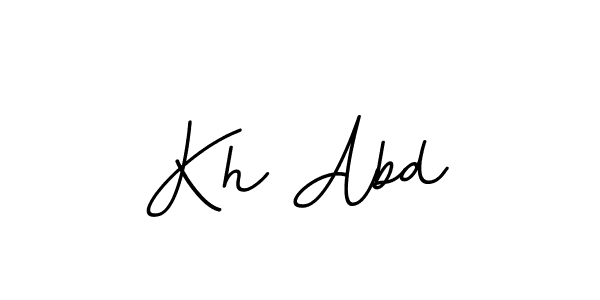 It looks lik you need a new signature style for name Kh Abd. Design unique handwritten (BallpointsItalic-DORy9) signature with our free signature maker in just a few clicks. Kh Abd signature style 11 images and pictures png