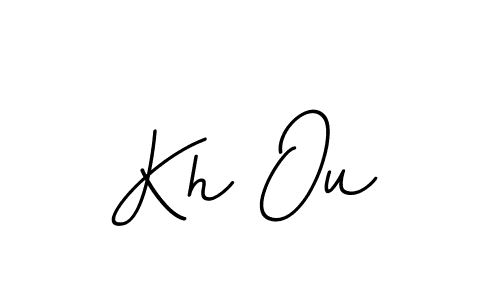 The best way (BallpointsItalic-DORy9) to make a short signature is to pick only two or three words in your name. The name Kh Ou include a total of six letters. For converting this name. Kh Ou signature style 11 images and pictures png