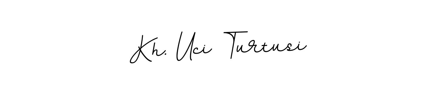 Make a beautiful signature design for name Kh. Uci Turtusi. With this signature (BallpointsItalic-DORy9) style, you can create a handwritten signature for free. Kh. Uci Turtusi signature style 11 images and pictures png