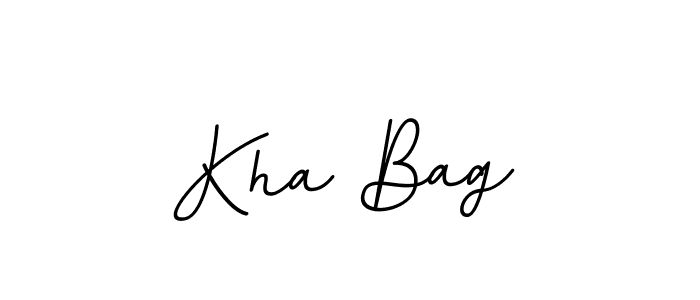 You should practise on your own different ways (BallpointsItalic-DORy9) to write your name (Kha Bag) in signature. don't let someone else do it for you. Kha Bag signature style 11 images and pictures png