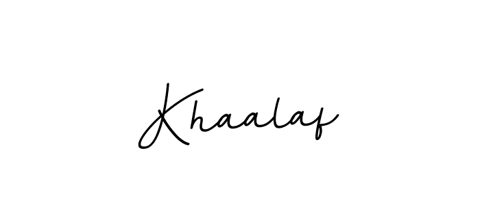 Also we have Khaalaf name is the best signature style. Create professional handwritten signature collection using BallpointsItalic-DORy9 autograph style. Khaalaf signature style 11 images and pictures png