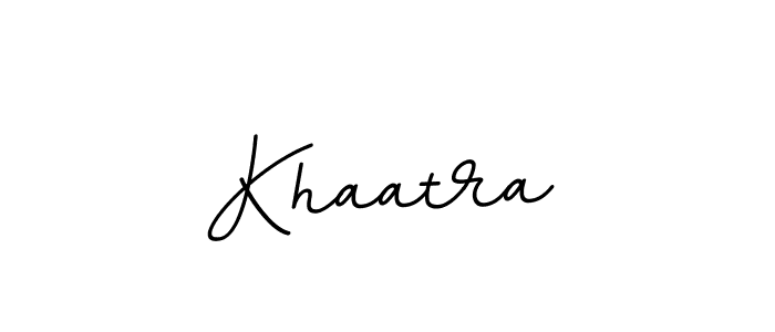 Design your own signature with our free online signature maker. With this signature software, you can create a handwritten (BallpointsItalic-DORy9) signature for name Khaatra. Khaatra signature style 11 images and pictures png