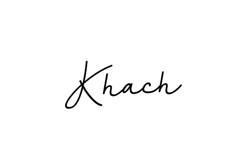 Make a beautiful signature design for name Khach. Use this online signature maker to create a handwritten signature for free. Khach signature style 11 images and pictures png