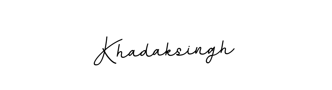 It looks lik you need a new signature style for name Khadaksingh. Design unique handwritten (BallpointsItalic-DORy9) signature with our free signature maker in just a few clicks. Khadaksingh signature style 11 images and pictures png