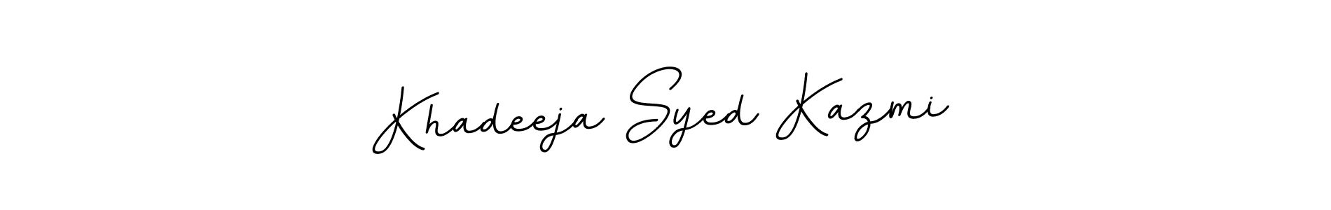 Check out images of Autograph of Khadeeja Syed Kazmi name. Actor Khadeeja Syed Kazmi Signature Style. BallpointsItalic-DORy9 is a professional sign style online. Khadeeja Syed Kazmi signature style 11 images and pictures png