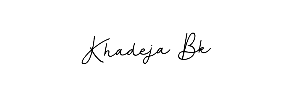 You can use this online signature creator to create a handwritten signature for the name Khadeja Bk. This is the best online autograph maker. Khadeja Bk signature style 11 images and pictures png