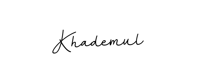 Make a beautiful signature design for name Khademul. Use this online signature maker to create a handwritten signature for free. Khademul signature style 11 images and pictures png
