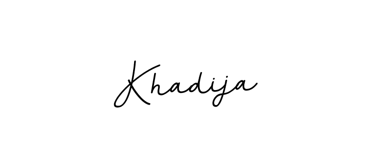 You should practise on your own different ways (BallpointsItalic-DORy9) to write your name (Khadija ) in signature. don't let someone else do it for you. Khadija  signature style 11 images and pictures png