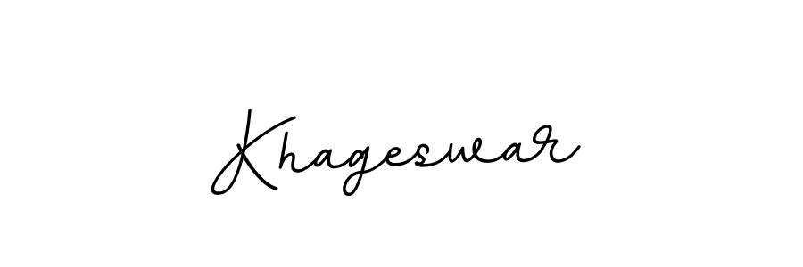 if you are searching for the best signature style for your name Khageswar. so please give up your signature search. here we have designed multiple signature styles  using BallpointsItalic-DORy9. Khageswar signature style 11 images and pictures png