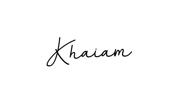 Khaiam stylish signature style. Best Handwritten Sign (BallpointsItalic-DORy9) for my name. Handwritten Signature Collection Ideas for my name Khaiam. Khaiam signature style 11 images and pictures png
