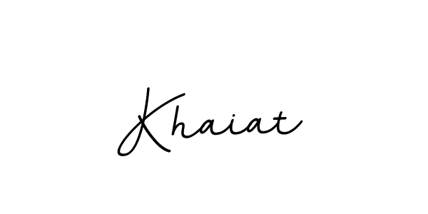 The best way (BallpointsItalic-DORy9) to make a short signature is to pick only two or three words in your name. The name Khaiat include a total of six letters. For converting this name. Khaiat signature style 11 images and pictures png