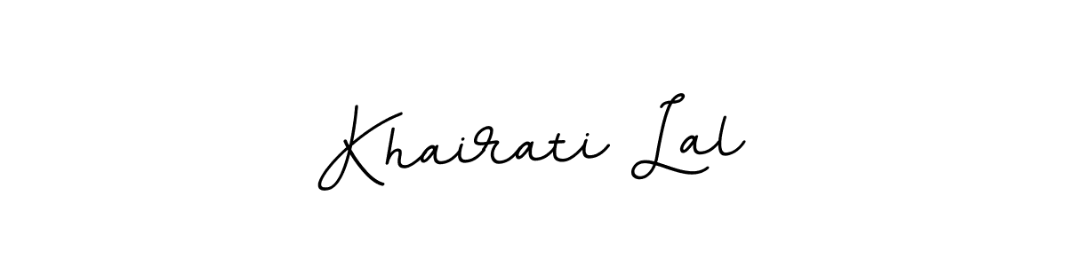 Khairati Lal stylish signature style. Best Handwritten Sign (BallpointsItalic-DORy9) for my name. Handwritten Signature Collection Ideas for my name Khairati Lal. Khairati Lal signature style 11 images and pictures png