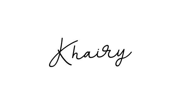 if you are searching for the best signature style for your name Khairy. so please give up your signature search. here we have designed multiple signature styles  using BallpointsItalic-DORy9. Khairy signature style 11 images and pictures png