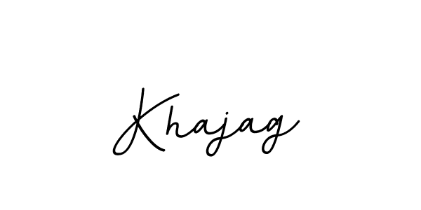 Make a beautiful signature design for name Khajag. With this signature (BallpointsItalic-DORy9) style, you can create a handwritten signature for free. Khajag signature style 11 images and pictures png