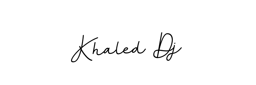 The best way (BallpointsItalic-DORy9) to make a short signature is to pick only two or three words in your name. The name Khaled Dj include a total of six letters. For converting this name. Khaled Dj signature style 11 images and pictures png