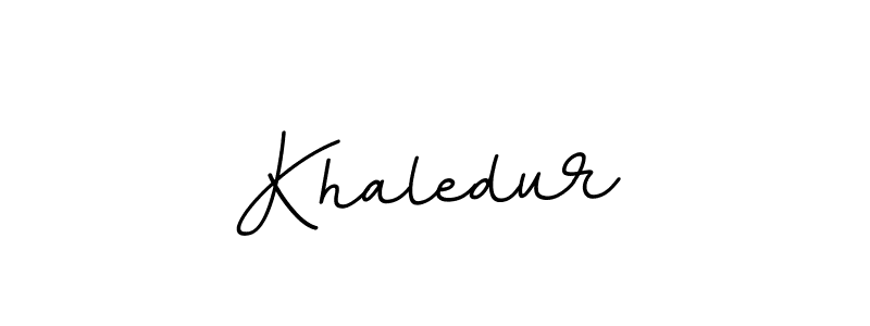 How to Draw Khaledur signature style? BallpointsItalic-DORy9 is a latest design signature styles for name Khaledur. Khaledur signature style 11 images and pictures png