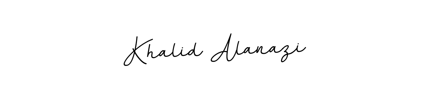 Khalid Alanazi stylish signature style. Best Handwritten Sign (BallpointsItalic-DORy9) for my name. Handwritten Signature Collection Ideas for my name Khalid Alanazi. Khalid Alanazi signature style 11 images and pictures png