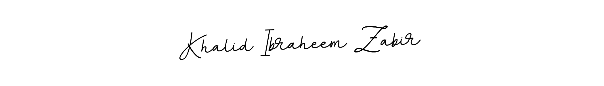 Use a signature maker to create a handwritten signature online. With this signature software, you can design (BallpointsItalic-DORy9) your own signature for name Khalid Ibraheem Zabir. Khalid Ibraheem Zabir signature style 11 images and pictures png