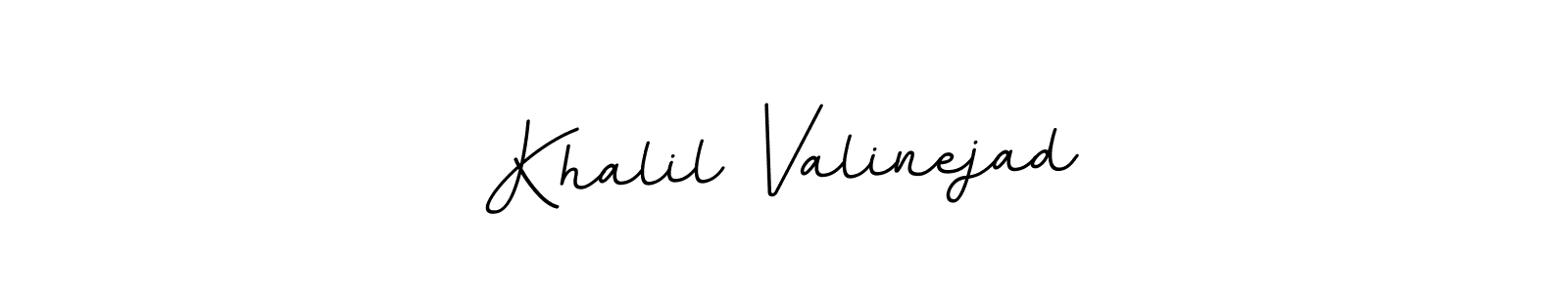 BallpointsItalic-DORy9 is a professional signature style that is perfect for those who want to add a touch of class to their signature. It is also a great choice for those who want to make their signature more unique. Get Khalil Valinejad name to fancy signature for free. Khalil Valinejad signature style 11 images and pictures png