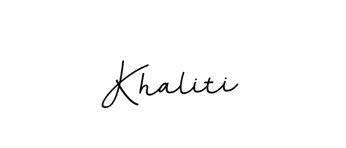 BallpointsItalic-DORy9 is a professional signature style that is perfect for those who want to add a touch of class to their signature. It is also a great choice for those who want to make their signature more unique. Get Khaliti name to fancy signature for free. Khaliti signature style 11 images and pictures png