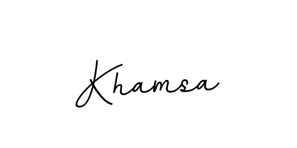 Also we have Khamsa name is the best signature style. Create professional handwritten signature collection using BallpointsItalic-DORy9 autograph style. Khamsa signature style 11 images and pictures png
