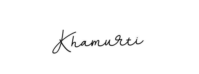 How to make Khamurti name signature. Use BallpointsItalic-DORy9 style for creating short signs online. This is the latest handwritten sign. Khamurti signature style 11 images and pictures png
