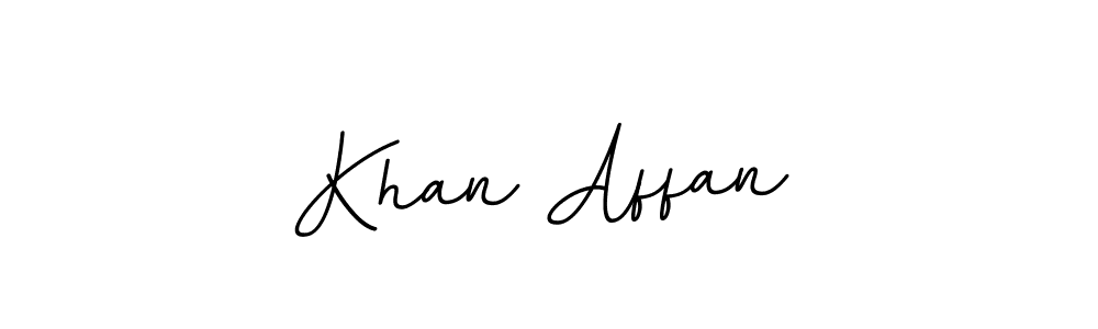 It looks lik you need a new signature style for name Khan Affan. Design unique handwritten (BallpointsItalic-DORy9) signature with our free signature maker in just a few clicks. Khan Affan signature style 11 images and pictures png