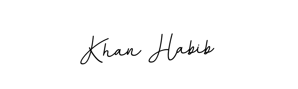 BallpointsItalic-DORy9 is a professional signature style that is perfect for those who want to add a touch of class to their signature. It is also a great choice for those who want to make their signature more unique. Get Khan Habib name to fancy signature for free. Khan Habib signature style 11 images and pictures png