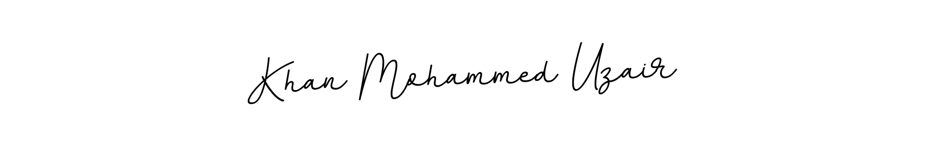 You should practise on your own different ways (BallpointsItalic-DORy9) to write your name (Khan Mohammed Uzair) in signature. don't let someone else do it for you. Khan Mohammed Uzair signature style 11 images and pictures png