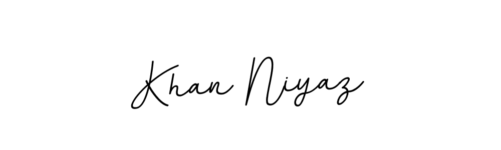 How to make Khan Niyaz signature? BallpointsItalic-DORy9 is a professional autograph style. Create handwritten signature for Khan Niyaz name. Khan Niyaz signature style 11 images and pictures png