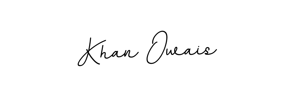 You should practise on your own different ways (BallpointsItalic-DORy9) to write your name (Khan Owais) in signature. don't let someone else do it for you. Khan Owais signature style 11 images and pictures png